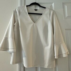 Ann Taylor Flitter Sleeve Blouse